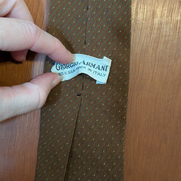 Giorgio Armani Silk Tie AS IS - Picture 8 of 8